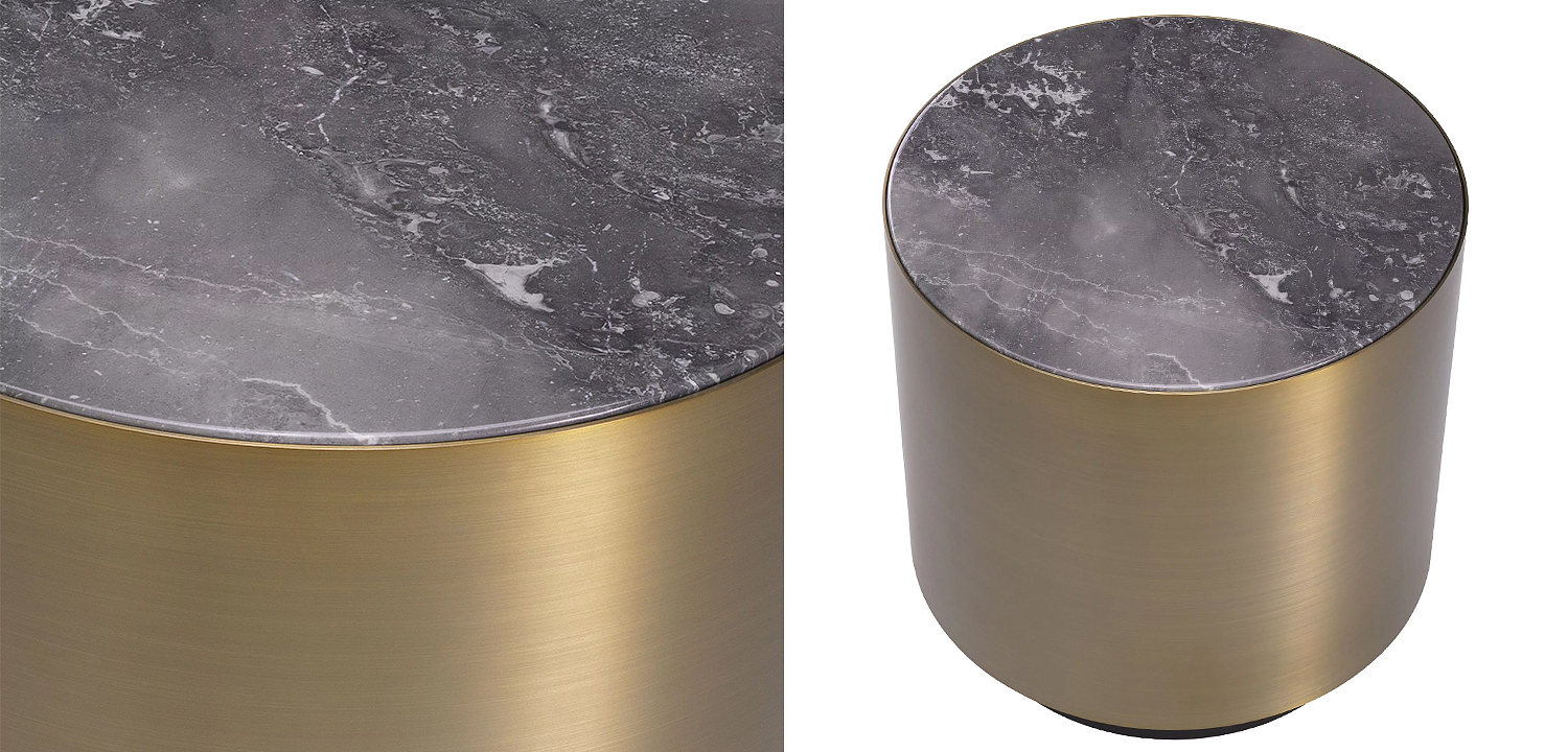 Приставной столик Eichholtz Side Table Porter Round Приставной столик Eichholtz Side Table Porter Round - Loft-Concept в Брянске