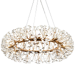 Круглая подвесная люстра Crystal Dandelions Chandelier варинант исполнения - 4 | Loft Concept в Брянске