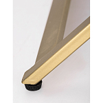 Приставной столик с выдвижным ящиком  White Table Carved Pattern варинант исполнения - 6 | Loft Concept в Брянске