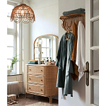 Настенная вешалка из ротанга с полкой Willa Wall Shelf Hanger варинант исполнения - 4 | Loft Concept в Брянске