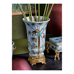 Ваза из фарфора с бронзовыми элементами Tropical Garden варинант исполнения - 8 | Loft Concept в Брянске