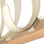 Вешалка настенная с 4-мя бежевыми крючками из пластика Curves Hangers варинант исполнения - 2 | Loft Concept в Брянске