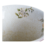 Ваза из голубого фарфора с бронзовыми элементами Blue Garden варинант исполнения - 3 | Loft Concept в Брянске