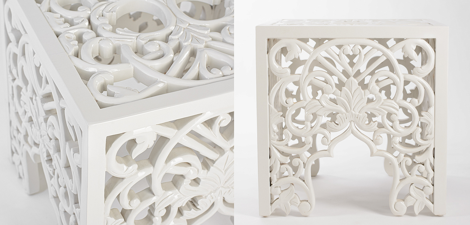 Приставной стол Side Table White lace Приставной стол Side Table White lace - Loft-Concept в Брянске