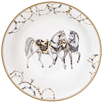 Сервиз обеденный из фарфора с изображением лошадей на 6 персон 23 предмета Porcelain Horse Set варинант исполнения - 6 | Loft Concept в Брянске