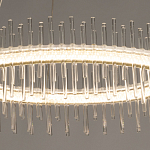 Люстра круглая с прозрачными стеклянными трубками 51 см Nembus варинант исполнения - 5 | Loft Concept в Брянске