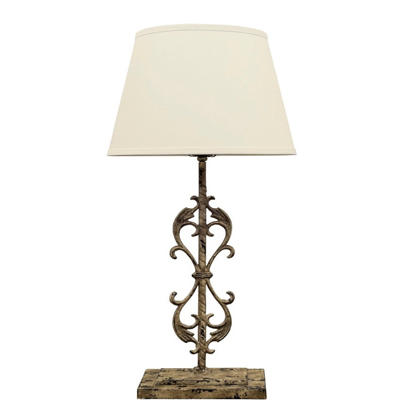 Настольная лампа RH Kerry Artifact Table Lamp Коричневый Бежевый Настольная лампа RH Kerry Artifact Table Lamp Коричневый Бежевый в Брянске | Loft Concept