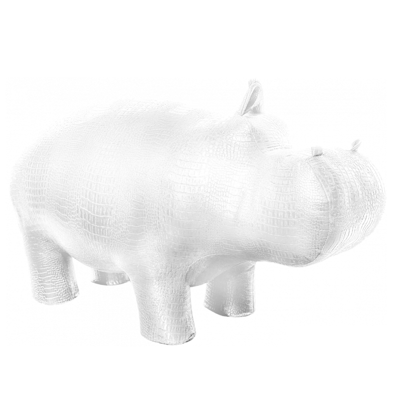 Пуф Бегемот Poof Hippo white Белый Пуф Бегемот Poof Hippo white Белый в Брянске | Loft Concept