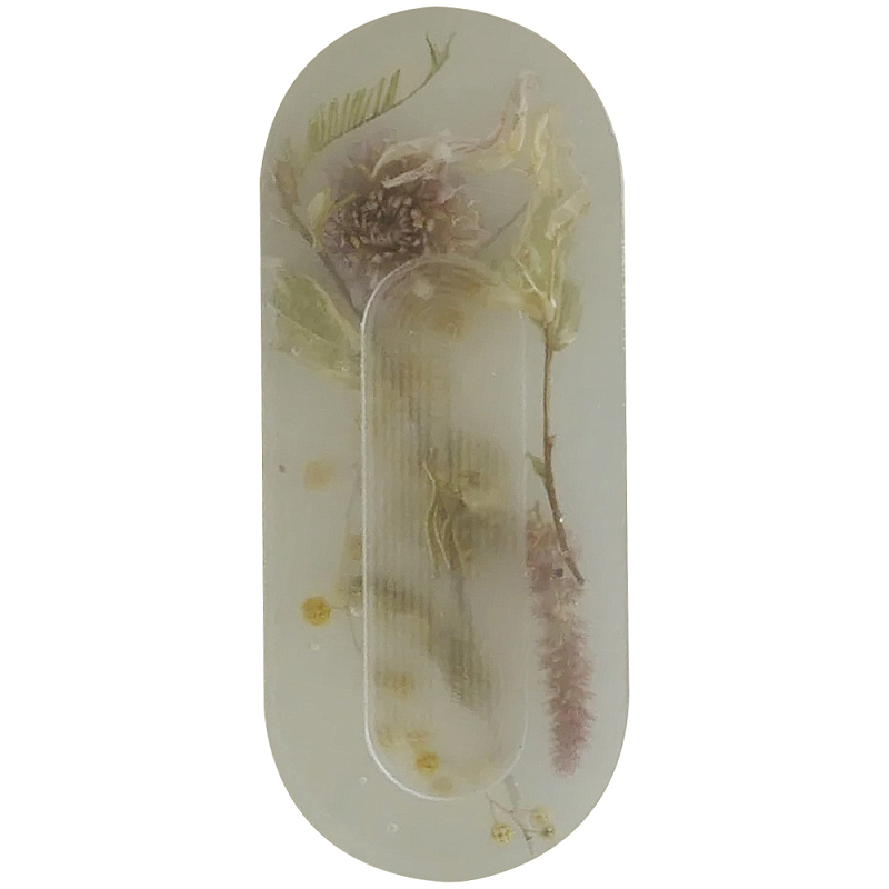 Подставка под благовония из эпоксидной смолы с цветами белая Epoxy Resin Flowers Incense Oval Stand White Белый Подставка под благовония из эпоксидной смолы с цветами белая Epoxy Resin Flowers Incense Oval Stand White Белый в Брянске | Loft Concept