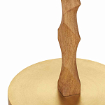 Торшер с цилиндрическим тканевым абажуром на каркасе волнистой формы Rotation варинант исполнения - 2 | Loft Concept в Брянске