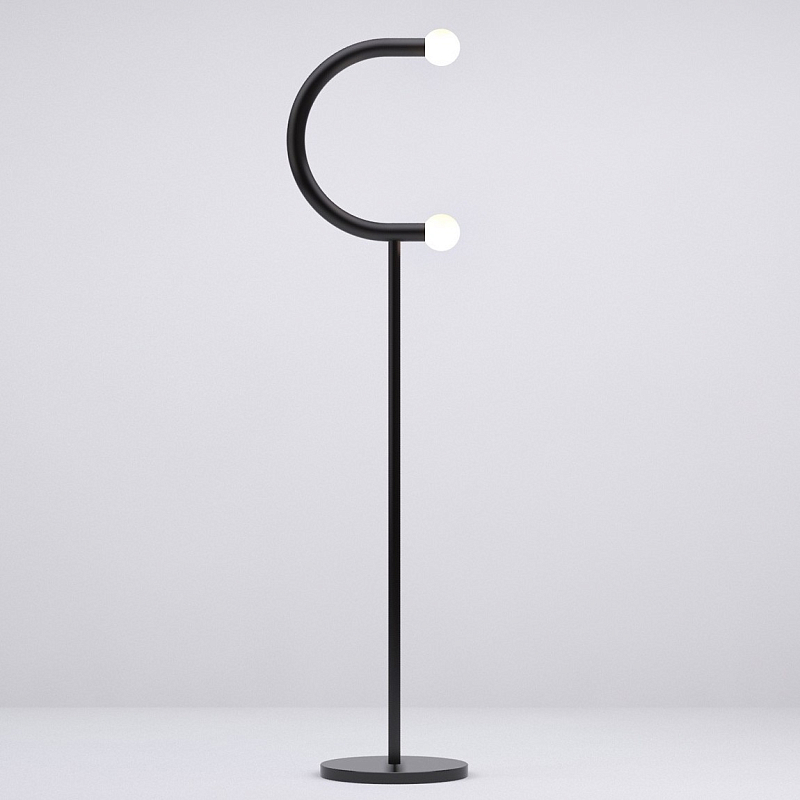Торшер Bower Studios C Floor Lamp Черный Торшер Bower Studios C Floor Lamp Черный в Брянске | Loft Concept