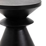 Черный приставной столик из массива AMORPHOUS варинант исполнения - 2 | Loft Concept в Брянске