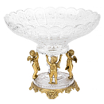 Чаша на бронзовых ножках с тремя ангелами Eden Garden варинант исполнения - 1 | Loft Concept в Брянске