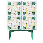 Тумба  с рисунком ShortT Pina Colada Green варинант исполнения - 1 | Loft Concept в Брянске