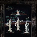 Комод в китайском стиле Chinese Black Chest of Drawers Нидерланды варинант исполнения - 2 | Loft Concept в Брянске