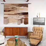 Тканый вручную монументальный настенный гобелен Earth Flow варинант исполнения - 4 | Loft Concept в Брянске