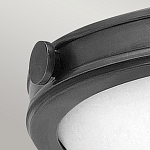 Потолочный светильник в форме неглубокой чаши с белым плафоном Hinkley варинант исполнения - 3 | Loft Concept в Брянске