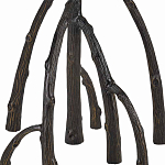 Торшер с цилиндрическим абажуром на каркасе в виде корня растения Curling Light варинант исполнения - 3 | Loft Concept в Брянске