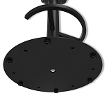 Барный стул вращающийся со спинкой и подлокотниками Douglas Rhombus Синий Велюр варинант исполнения - 7 | Loft Concept в Брянске