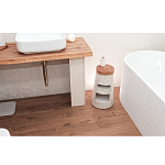 Керамический столик с деревянной столешницей "Пешка" варинант исполнения - 2 | Loft Concept в Брянске