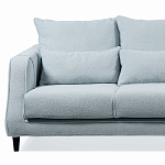 Диван Seldon с мягкими подушками голубое букле варинант исполнения - 4 | Loft Concept в Брянске