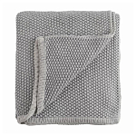 Плед из хлопка серого цвета Waffle Comfort варинант исполнения - 1 | Loft Concept в Брянске