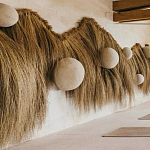 Большая дизайнерская Инсталляция из соломы RAFFIA Installation  варинант исполнения - 4 | Loft Concept в Брянске