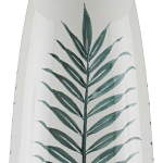 Настольная лампа овальная с тропическим принтом Stylized Aalm Leaves Motif варинант исполнения - 1 | Loft Concept в Брянске