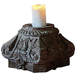 Подсвечник из массива тика Antique Solid Teak Candle Holder варинант исполнения - 1 | Loft Concept в Брянске