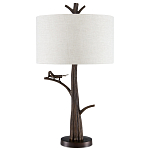 Настольная лампа с корпусом в виде ствола дерева с насекомым Twiglly варинант исполнения - 4 | Loft Concept в Брянске