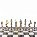 Шахматы Ренессанс с доской из натурального мрамора Decorative Thematic Chess варинант исполнения - 2 | Loft Concept в Брянске