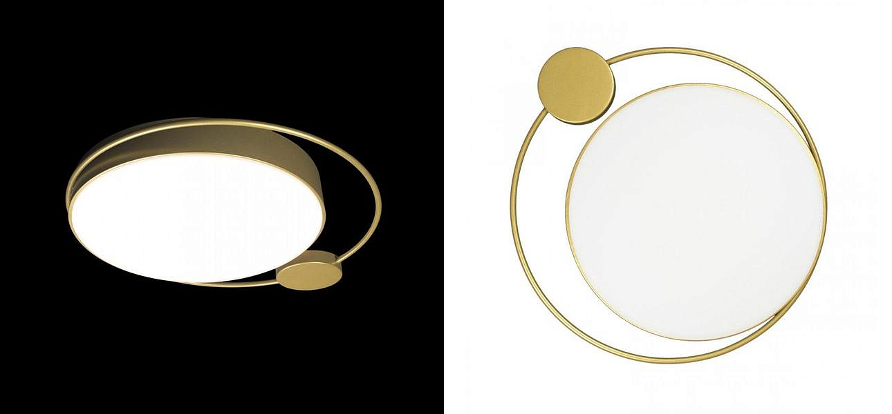 Потолочный светильник Gold Saturn One satellites D 50 - Loft-Concept в Брянске