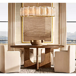 Люстра круглая Д110 см с абажуром из прямоугольных панелей Calling to Shine варинант исполнения - 2 | Loft Concept в Брянске