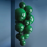 Люстра Grape Balls Зеленое стекло  варинант исполнения - 2 | Loft Concept в Брянске