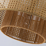 Подвесной светильник с абажуром из плтеного бамбука Light Inside the Cell варинант исполнения - 9 | Loft Concept в Брянске