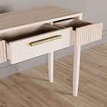 Элегантная Консоль Primo с выдвижным ящиком Светлый дуб варинант исполнения - 4 | Loft Concept в Брянске