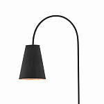 Торшер с изогнутым корпусом на бетонном основании Black Portland варинант исполнения - 1 | Loft Concept в Брянске