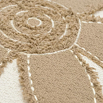 Подушка с цветочным принтом и кисточками Blooming Elegance Harper варинант исполнения - 2 | Loft Concept в Брянске