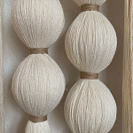 Панно на стену из хлопковых нитей White Morse Wall Hanging  варинант исполнения - 3 | Loft Concept в Брянске
