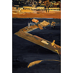 Кофейный стол с японским пейзажем Bohemia coffee table  варинант исполнения - 5 | Loft Concept в Брянске