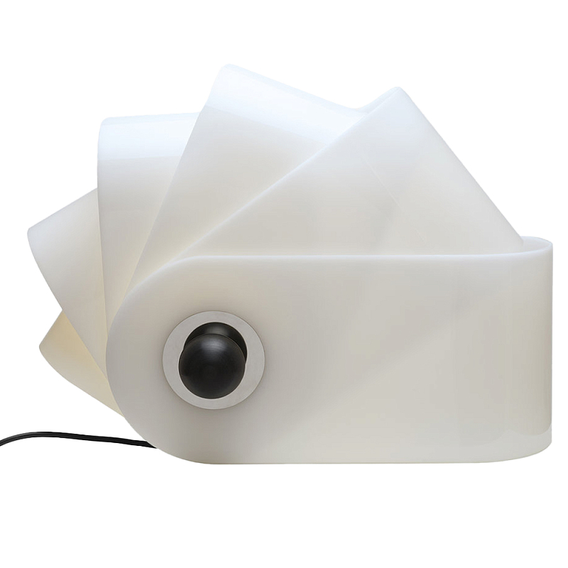 Настольная дизайнерская лампа Poltronova Ghepre Table Lamp Прозрачный белый Прозрачный красный в Брянске | Loft Concept 