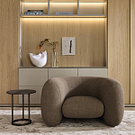 Дизайнерское полукруглое мягкое кресло CINNAMON Armchair варинант исполнения - 3 | Loft Concept в Брянске