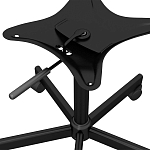 Стул с мягкой обивкой из велюра и подъемно-поворотным механизмом на колесиках Mason Green and Yellow варинант исполнения - 6 | Loft Concept в Брянске