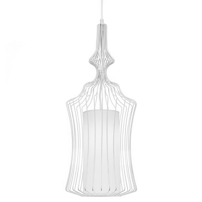 Подвесной светильник Wire Dream Pendant 4 Белый Белый Подвесной светильник Wire Dream Pendant 4 Белый Белый в Брянске | Loft Concept