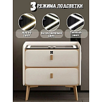 Умная прикроватная тумбочка c зарядкой для телефона Nightstand Smart варинант исполнения - 2 | Loft Concept в Брянске