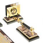 Настольный письменный набор из яшмы Manager Organizer варинант исполнения - 6 | Loft Concept в Брянске