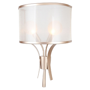 Бра с плафоном из белой органзы Sieve