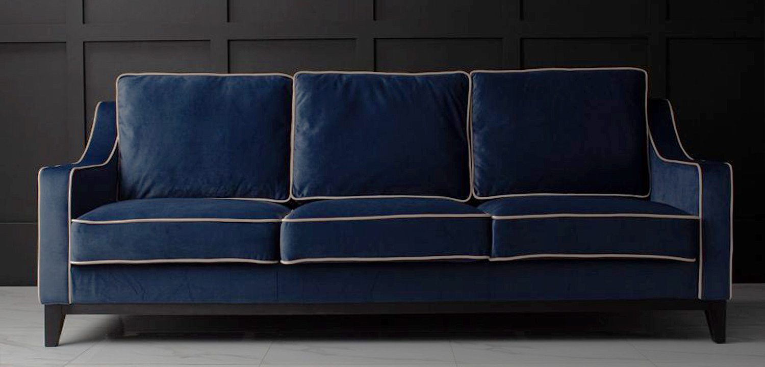 Диван Гринвич Greenwich sofa темно синего цвета Диван Гринвич Greenwich sofa темно синего цвета - Loft-Concept в Брянске