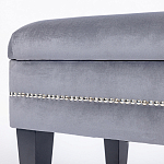 Мягкая банкетка с зоной для хранения Casket Grey варинант исполнения - 3 | Loft Concept в Брянске