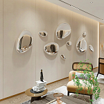 Абстрактная скульптура на стену в виде капли воды Water Outline варинант исполнения - 3 | Loft Concept в Брянске